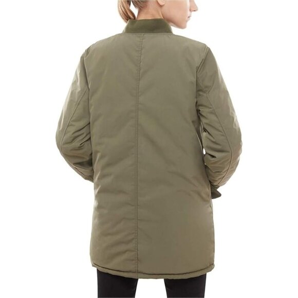 Vans women's long line bomber jacket NEW WITH TAGS - Picture 2 of 6